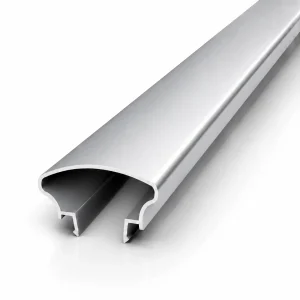 Perfil pasamanos elíptico barandilla de aluminio.