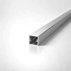 Barrote cuadrado 30x30 mm para barandilla de aluminio terrazas, y escaleras