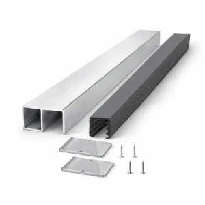 kit para pasamanos barandilla de cristal estilo minimalista