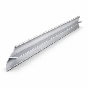 Lama fija clipada curva de aluminio para celosía exterior